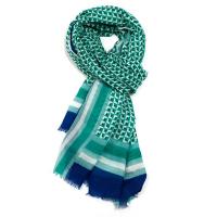 Miss Sparrow|Little|Squares|Scarf|Green|