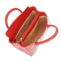 Chiara|Handbag|D3068|Grain|Leather|Terracotta|Open|
