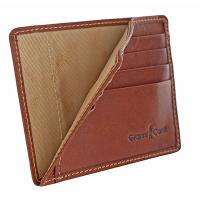 Gianni Conti|917197|Credit Card Case|mens credit card case|slim credit cases|brown leather case|gifts for him|