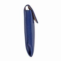 The Tannery|Glasses|Case|with|Flap|217|Lizard|Blue|Side|