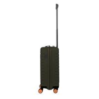 Bric's|Ulisse|Expandable|Trolley|55cm|Olive|Side|