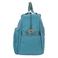 Bric's|X-Travel|Holdall|with|Pockets|Grey Blue|Side|