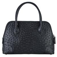 Bellini|Handbag|O3459|Printed|Ostrich|Black|Back|