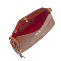 Boldrini|across body|saddle bag|leather saddle bag|Italian leather|tan|brown|natural leather
