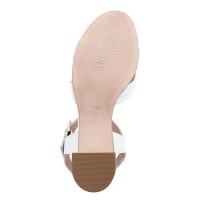 The Tannery Block Heel Sandal 4775 White Sole