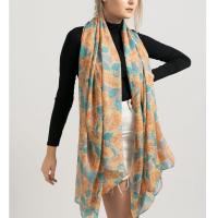 Miss Sparrow|Roses|Scarf|Powder Blue|Open|
