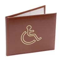 Disabled|Badge|Holder|Brown|