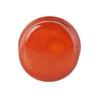 CAF|Small|Flat|Round|Leather|Box|Orange|Top|