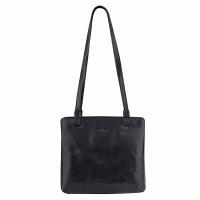 Gianni Conti|903660|ladies shoulder bag|black leather||ladies handbags|Italian leather|natural leather|traditonal leather
