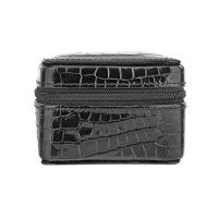Cepi|Jewellery Case|1156|leather jewellery case|croc leather|new|gifts for her|travel jewellery case|The Tannery|black leather|patent leather
