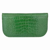 Cepi|Jewellery Case|1014|pockets|zipped pockets|travel jewellery purse|ladies gift ideas|Christmas gift ideas|zipped around jewellery case|The Tannery||patent leather|croc leather|green
