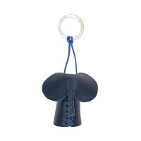 La cuoieria|Elephant|keyring|accessory|Navy|Animal|leather|leather keyring|italy|the tannery|