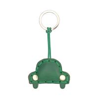 La cuoieria|car|keyring|accessory|Green|leather|leather keyring|italy|the tannery|Automobile|vehicle|car keyring|