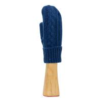 Recycled|Wool|Knitted|Mitten|04M|Blue|