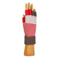 Recycled|Wool|Fingerless|Gloves|08|Brown