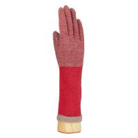 Wool/Angora|Long|Stripe|Glove|253i|Red|