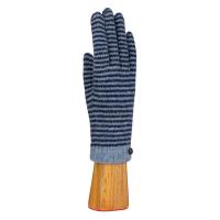 Angora|Striped|Glove|263i|Navy|