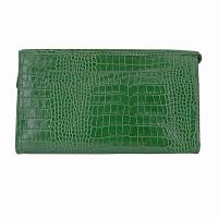 Cepi|2017|croc|leather|patent|large cosmetic case|large makeup bag|leather makeup bag|travel accessories|gifts for her|traditional gifts|Christmas|The Tannery|green