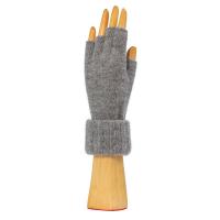 Wool/Angora|Knitted|Fingerless|Glove|146|Grey|