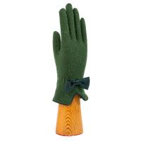 Woollen|Bow|Gloves|203i|Pine|