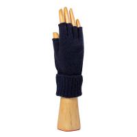 Mens|Wool|Knitted|Fingerless|Glove|319|Navy|