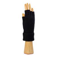 Mens|Wool|Knitted|Fingerless|Glove|319|Black|