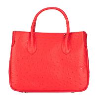 Chiara|Handbag|O3068|Printed|Ostrich|Red|