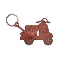 Scooter|leather keyring|Italian leather|saddle stitched|gifts for him|stocking fillers|first car|The tannery