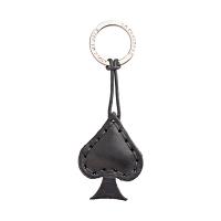 Ace of Spades|Leather|Italian leather|keyrimgs|black|363|gifts for him|gofts for her|stocking fillers|saddle stitch|
