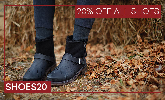 The Tannery|Winter|SALE|20% off|Discount|Code|Shoes|