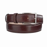 Chiarugi|mens belt|1312|dark brown|leather belt|dark brown belt|italian leather|gifts for him|high quality|