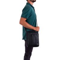 Gianni|Conti|Mens|Shoulder|bag|1812281|Black|Model|