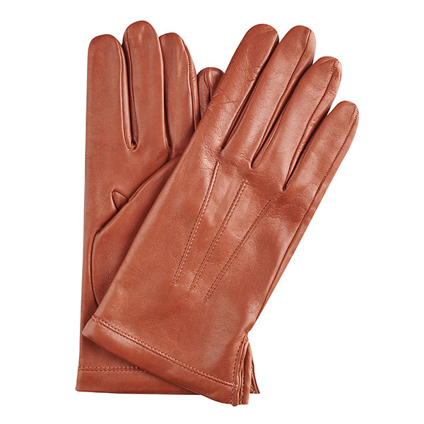 Men's|Cashmere|Lined|Gloves|Cognac|