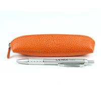 Laurige|mini pencil case|orange|leather pencil case|ladies pencil case|student case|The Tannery
