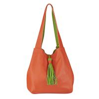 Reversible|Handbag|7544|Orange/Lime|