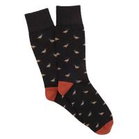 Corgi|Ducks|Sock|Navy|