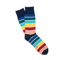 Corgi|Pantone|Stripe|Sock|Navy|