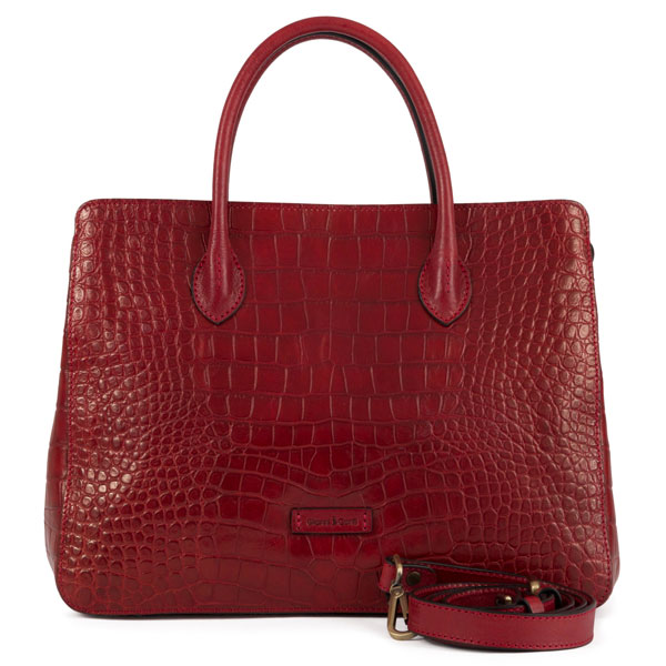 CCO Firenze Red Crocodile Handbag