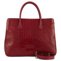 Handbag|9493918|Croc|REd|