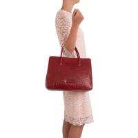 Handbag|9493918|Croc|Red|Model|