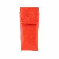 The Tannery|Glasses|Case|with|Flap|217|Lizard|Orange|