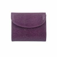The Tannery|605|small folded purse|Italian leather|ladies purse|stamped leather|605|Viola|card case|