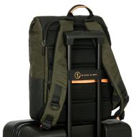 Bric's|Eolo|Design|Backpack|Olive|Trolley|