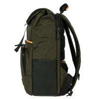 Bric's|Eolo|Design|Backpack|Olive|Side|