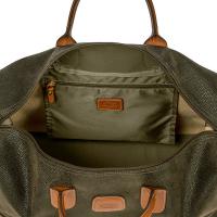 Bric's|Life|18"Clipper|Holdall|Olive|Open|