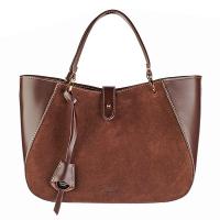Boldrini|Small|Handbag|6850|Suede/Calf|Cafe|