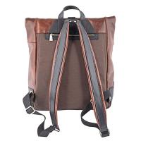 Chiarugi|Laptop|Backpack|64672|Dark Brown|Back|
