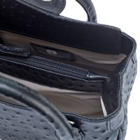 Cosima|Handbag|O3667|Printed|Ostrich|Black|Detail|