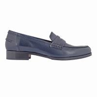 Tannery|Classic|Loafer|D663S|Navy|Side|