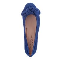 The Tannery|Block|Heel|Bow|Pump|4637|Royal|Blue|Above|
